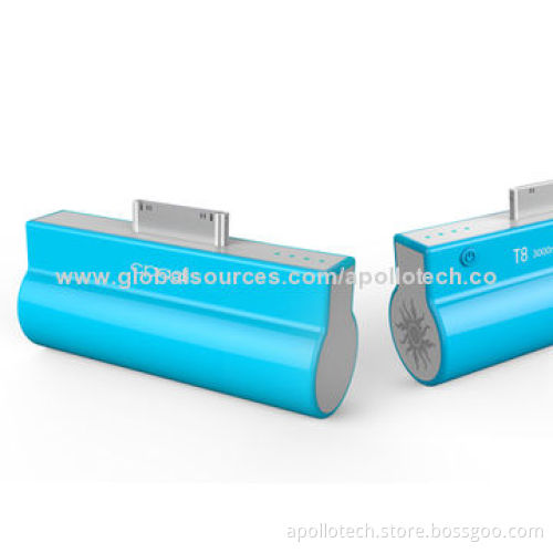 Tail Plug Power Bank with 2,000mAh Capacity, 3-4 Hours of Charging Time